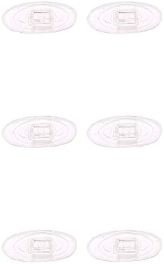 NicelyFit Clear Silicon Rubber Nose Pads for Oakley Glass Frames OX5079 OX5038 OX5066 OX5088 OX3102 OX5040 OX5042 etc.