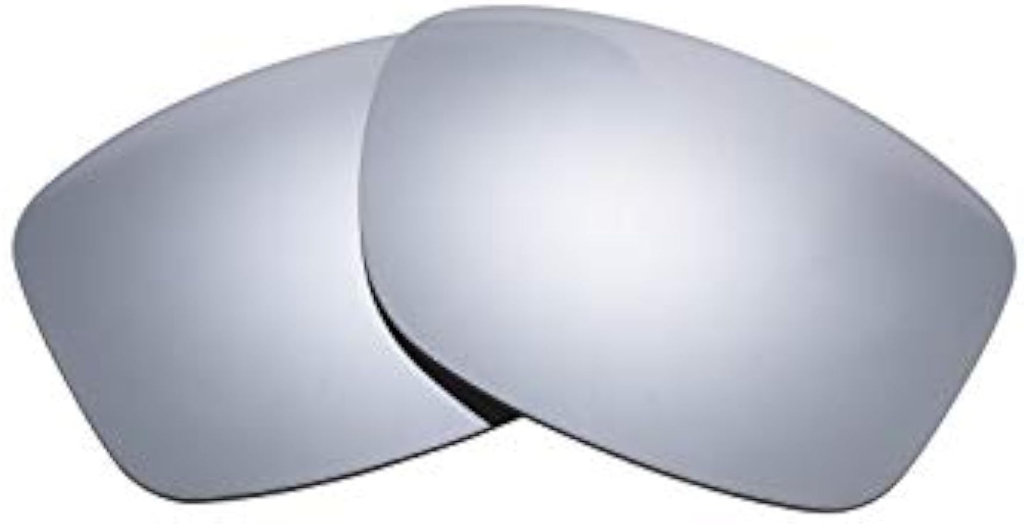 NicelyFit Polarized Replacement Lenses for Oakley Jupiter Squared Sunglasses (Titanium Mirror)