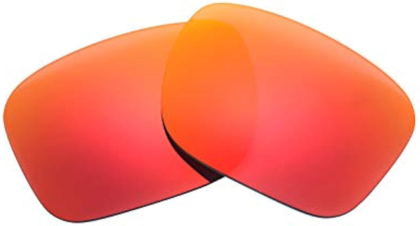 NicelyFit Polarized Replacement Lenses for Oakley Holbrook Sunglasses (Fire Red Mirror)