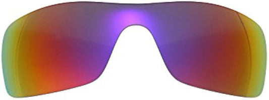 NicelyFit Polarized Replacement Lenses for Oakley Batwolf Sunglasses Glass Frame (Midnight Sun Mirror)