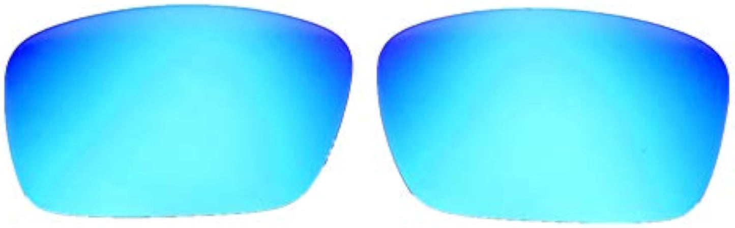 NicelyFit Polarized Replacement Lenses for Oakley Fuel Cell Sunglasses (Ice Blue Mirror)