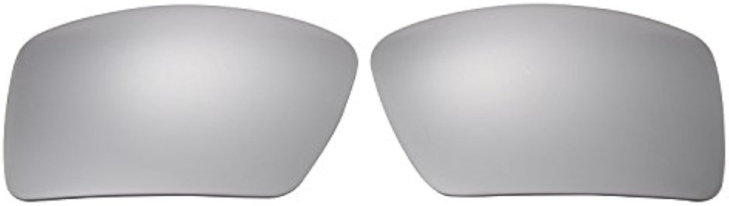 NicelyFit Polarized Replacement Lenses for Oakley Eyepatch 2 Sunglasses Glass Frame (Titanium Mirror)