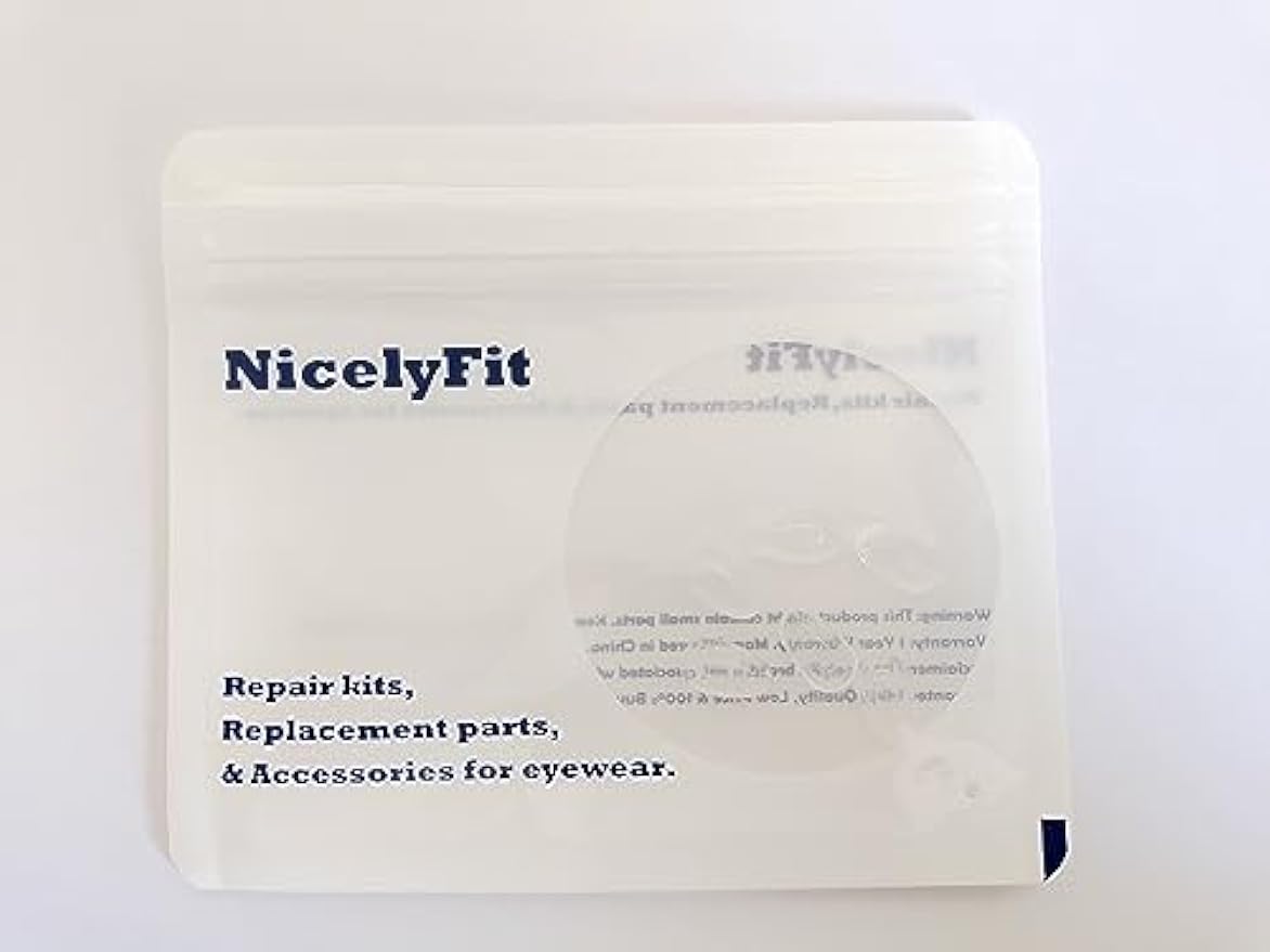 Lot of 3 Pairs NicelyFit Clear Nose Pads for Oakley Eyeglass Frames Keel Tincan Tinfoil Tailpin Caveat Feedback Holbrook Metal Tailback etc