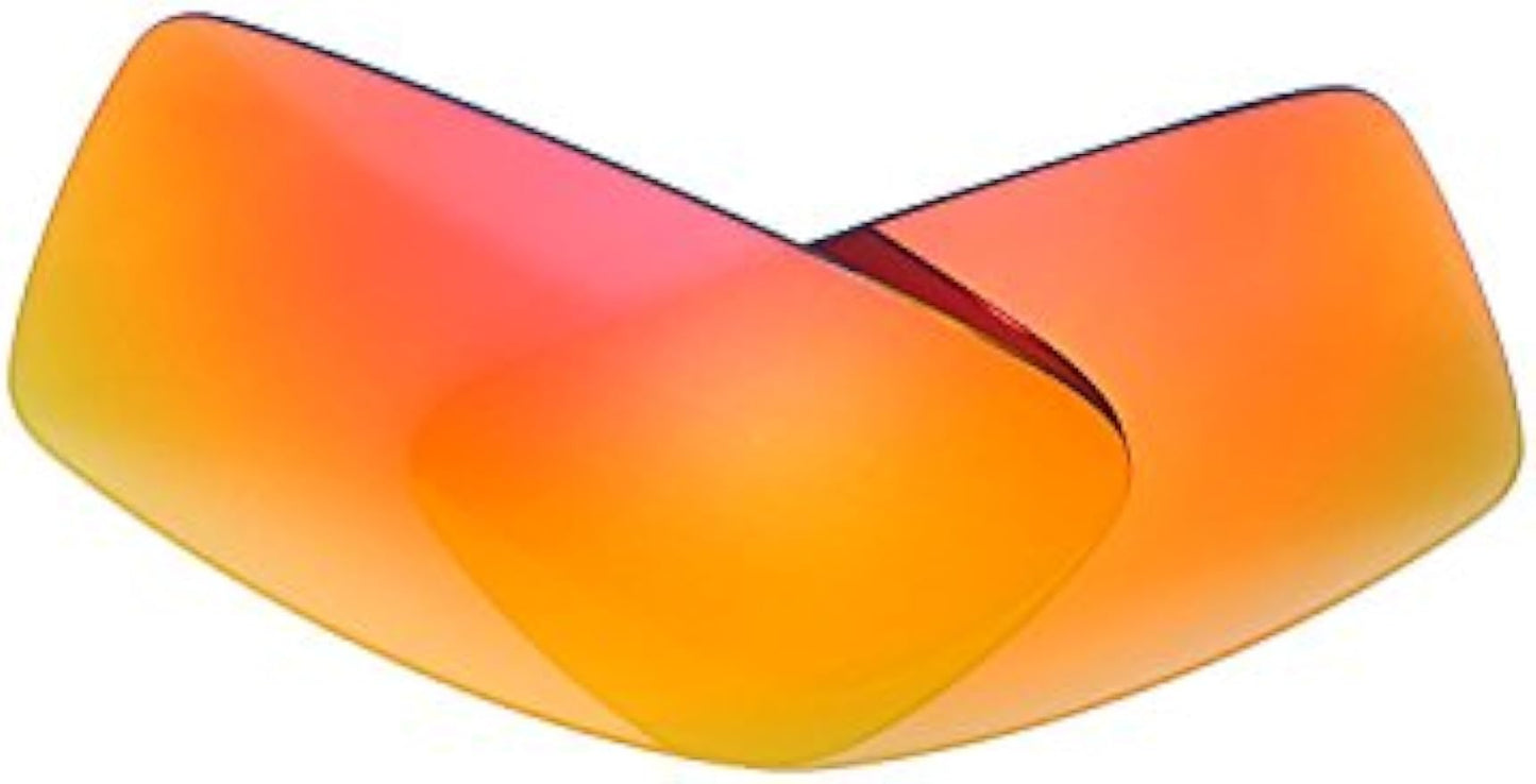 NicelyFit Polarized Replacement Lenses for Oakley Gascan Sunglasses (Fire Red Mirror)