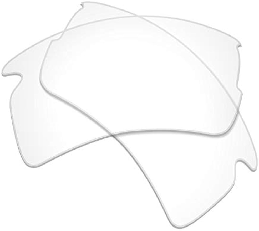 Flugger Replacement Lenses for Oakley Flak 2.0 XL OO9188 Sunglass - Non-polarized Clear