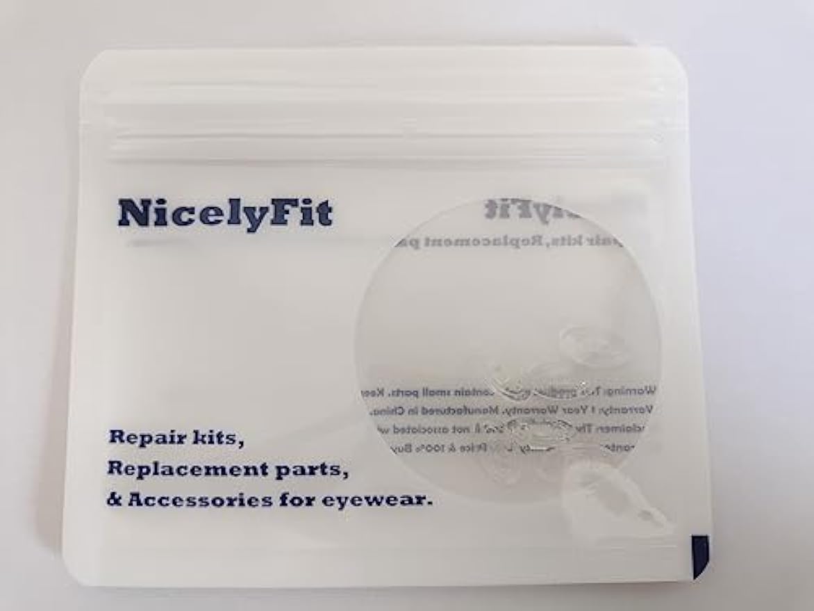 NicelyFit Clear Silicon Rubber Nose Pads for Oakley Glass Frames OX5079 OX5038 OX5066 OX5088 OX3102 OX5040 OX5042 etc.