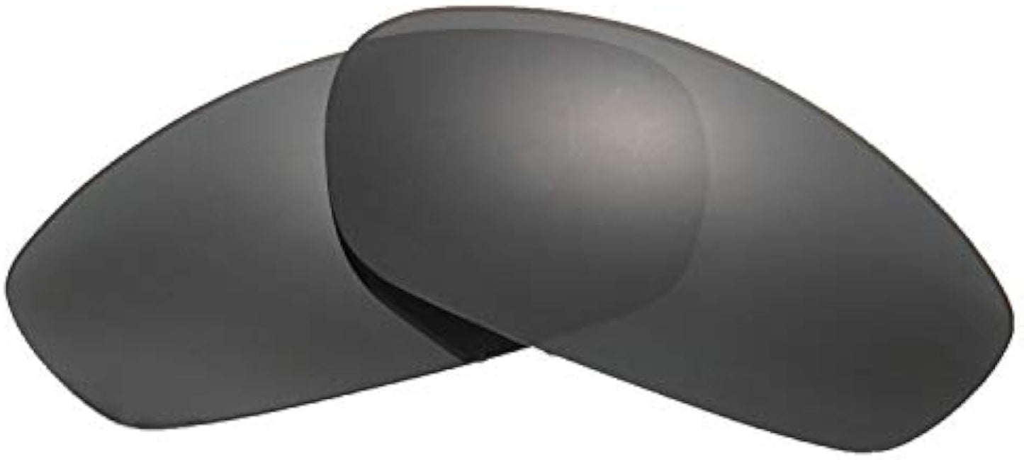 NicelyFit Polarized Replacement Lenses Shades for Oakley Whisker Sunglasses Glass Frames (Black)