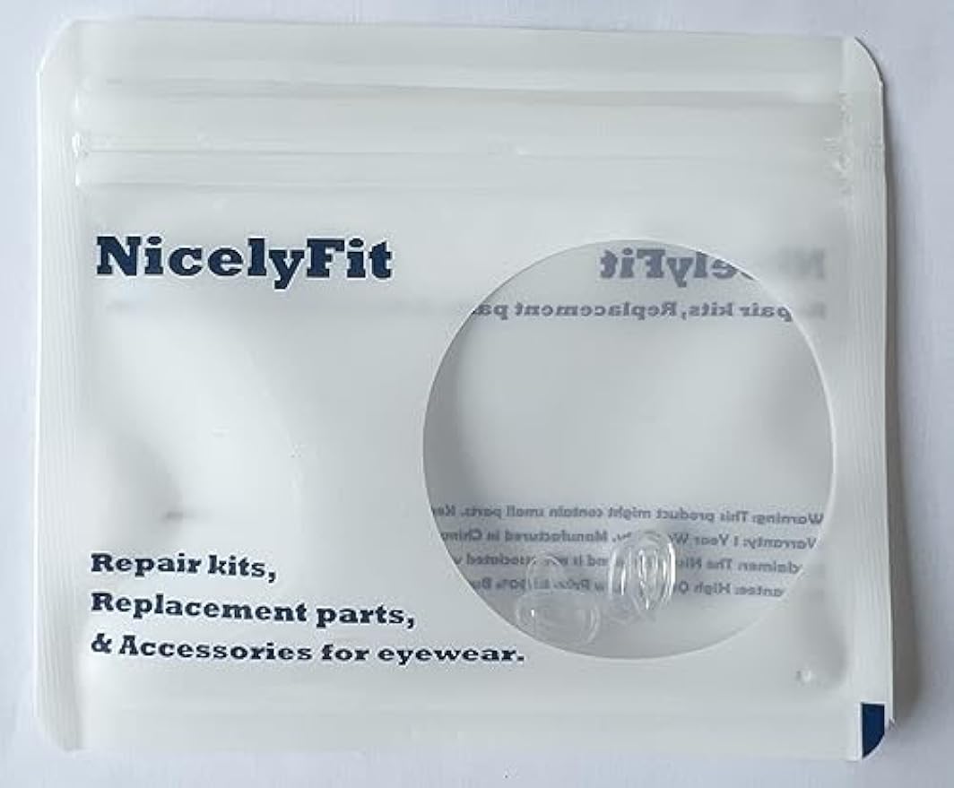 NicelyFit Clear Nose Pads for Oakley Eyeglass Frames Keel Tincan Tinfoil Tailpin Caveat Feedback Holbrook Metal Tailback etc