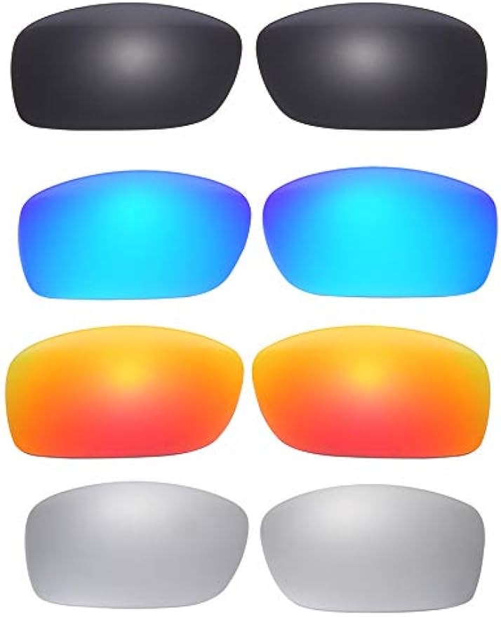 NicelyFit 4 Pairs Polarized Replacement Lenses for Oakley Fives Squared Sunglasses