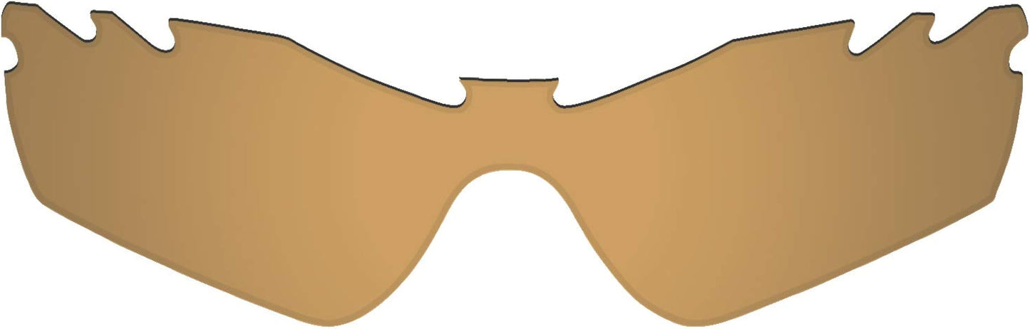 Flugger Replacement Lenses for Oakley Radar Path Vented Sunglass - Polarized Bronze Gold