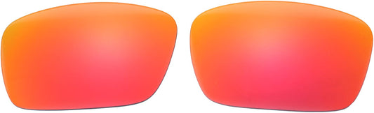 NicelyFit Polarized Replacement Lenses for Oakley Fuel Cell Sunglasses (Fire Red Mirror)