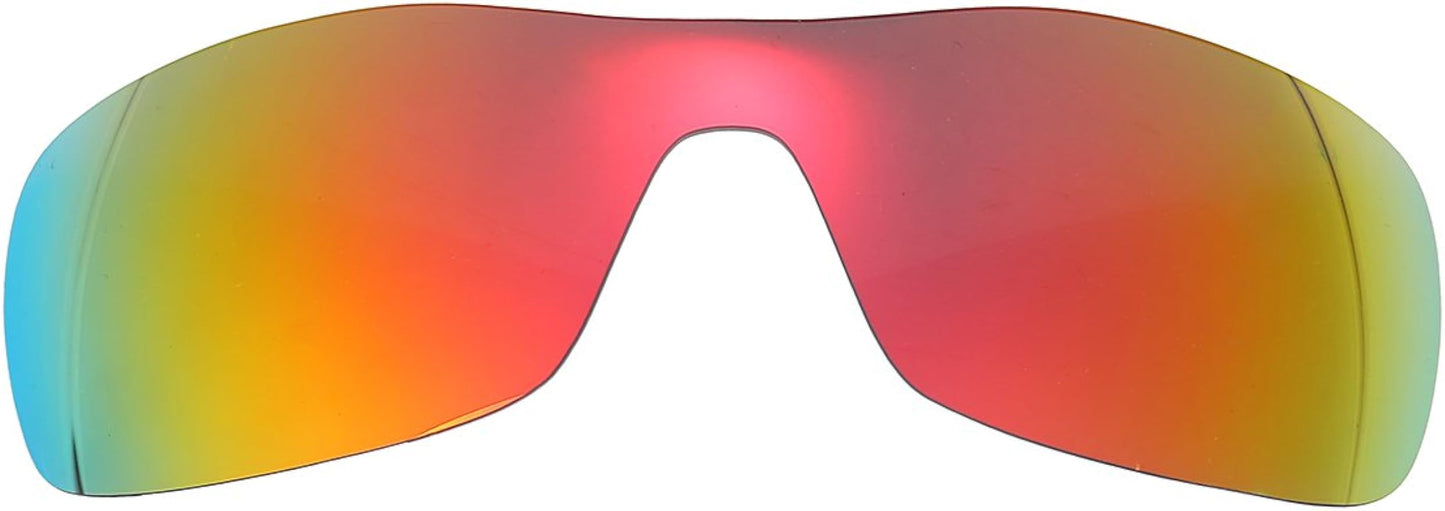 NicelyFit Polarized Replacement Lenses for Oakley Antix Sunglasses Glass Frame (Fire Red Mirror)