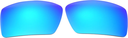 NicelyFit Polarized Replacement Lenses for Oakley Eyepatch 2 Eye Glass Frame Sunglasses (Ice Blue Mirror)