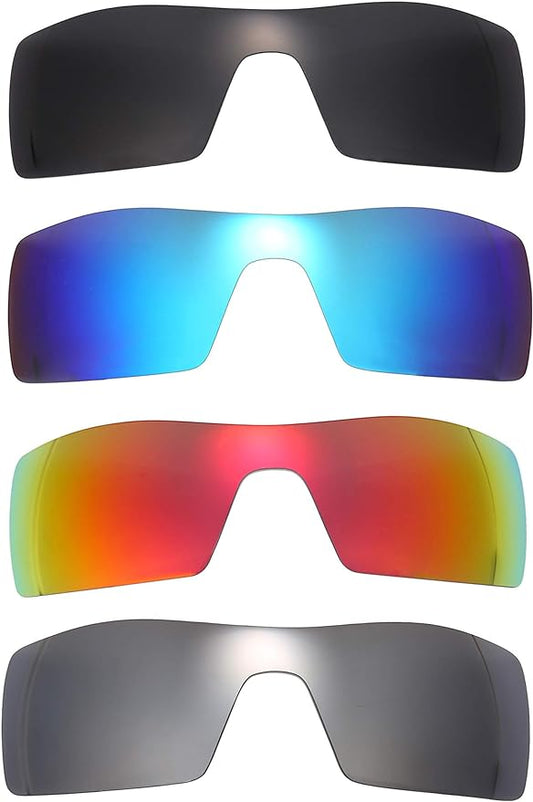 NicelyFit 4 Pairs Polarized Replacement Lenses for Oakley Oil Rig Sunglasses Glass Frames