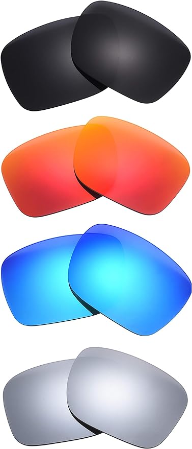 NicelyFit Pack of 4 Pairs Polarized Replacement Lenses for Oakley Holbrook OO9102 Sunglasses