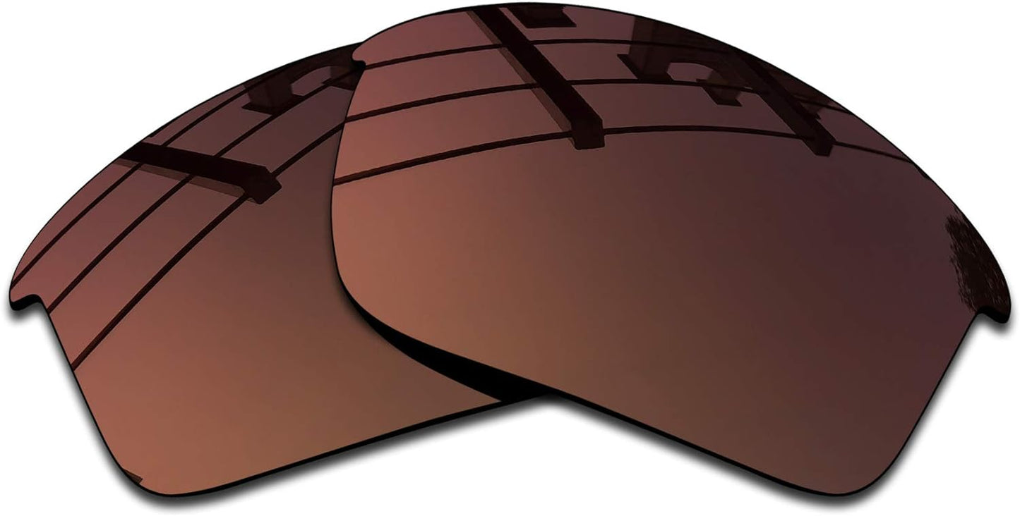 SEEABLE Premium Polarized Mirror Replacement Lenses & Nose Piece for Oakley Flak Jacket Sunglasses