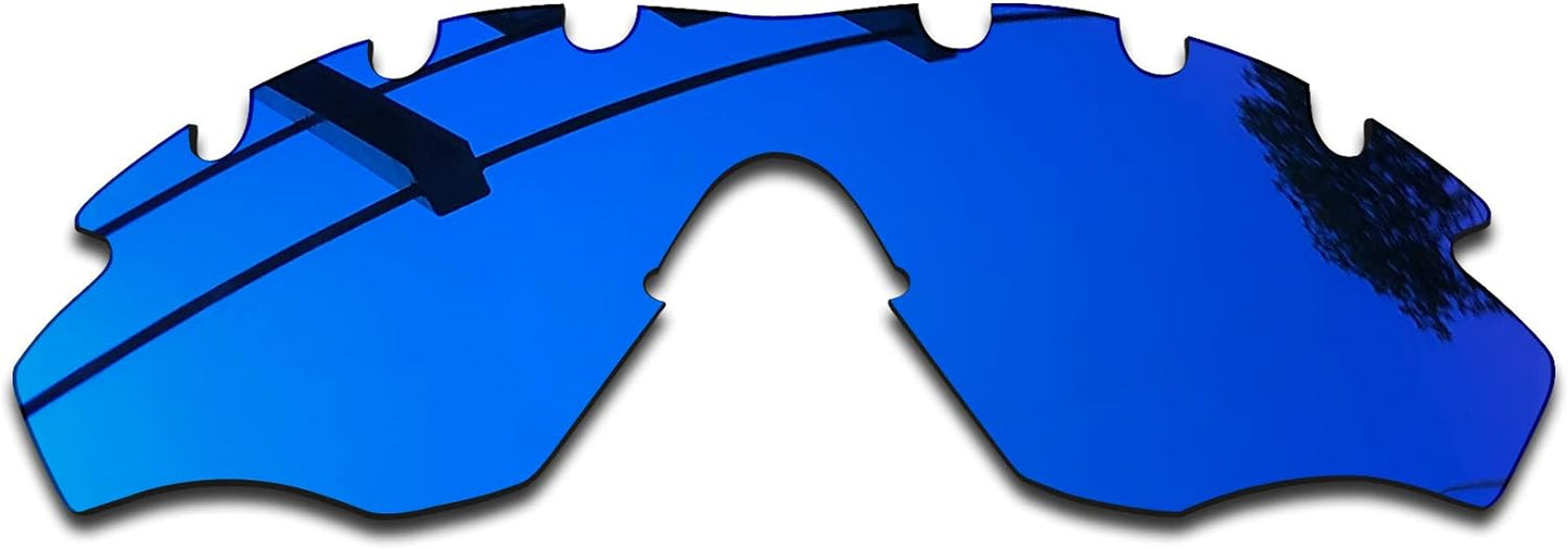 SEEABLE Premium Polarized Mirror Replacement Lenses for Oakley M2 Frame Vented OO9212 Sunglasses - Blue Mirror