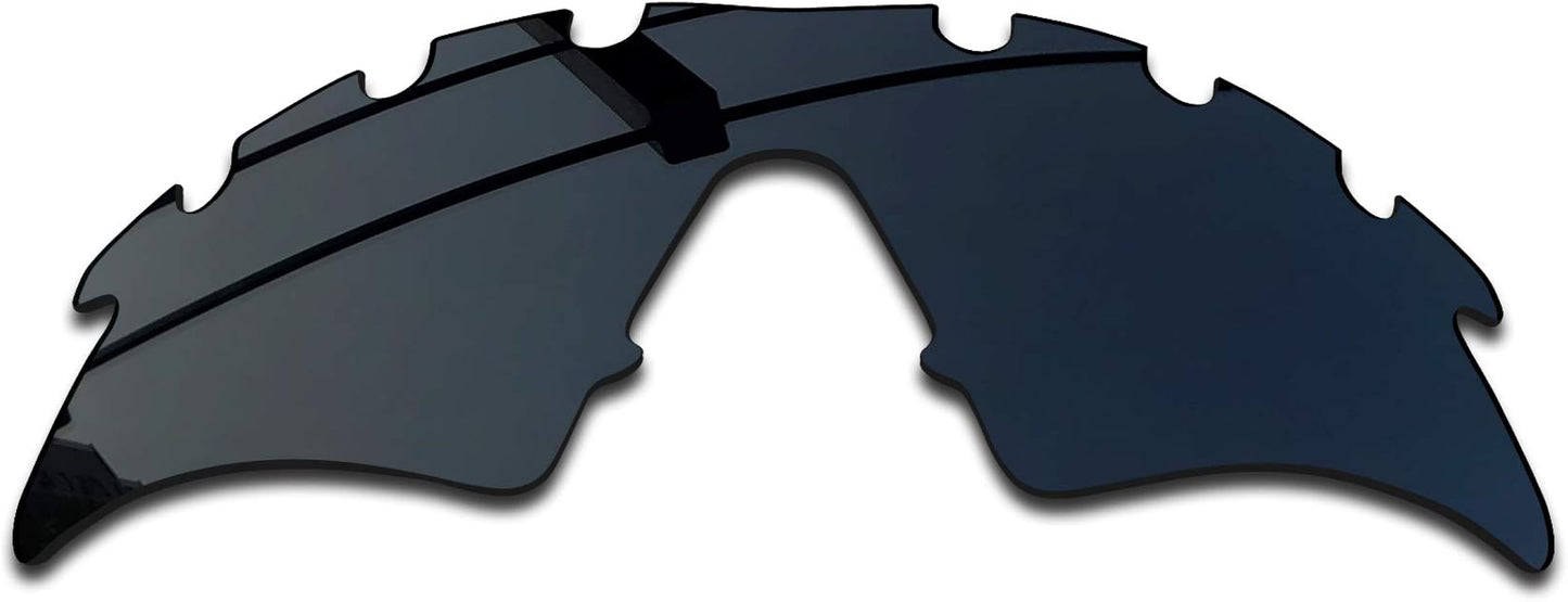 SEEABLE Premium Polarized Replacement Lenses for Oakley M Frame Sweep Vented Sunglasses - Dark Black