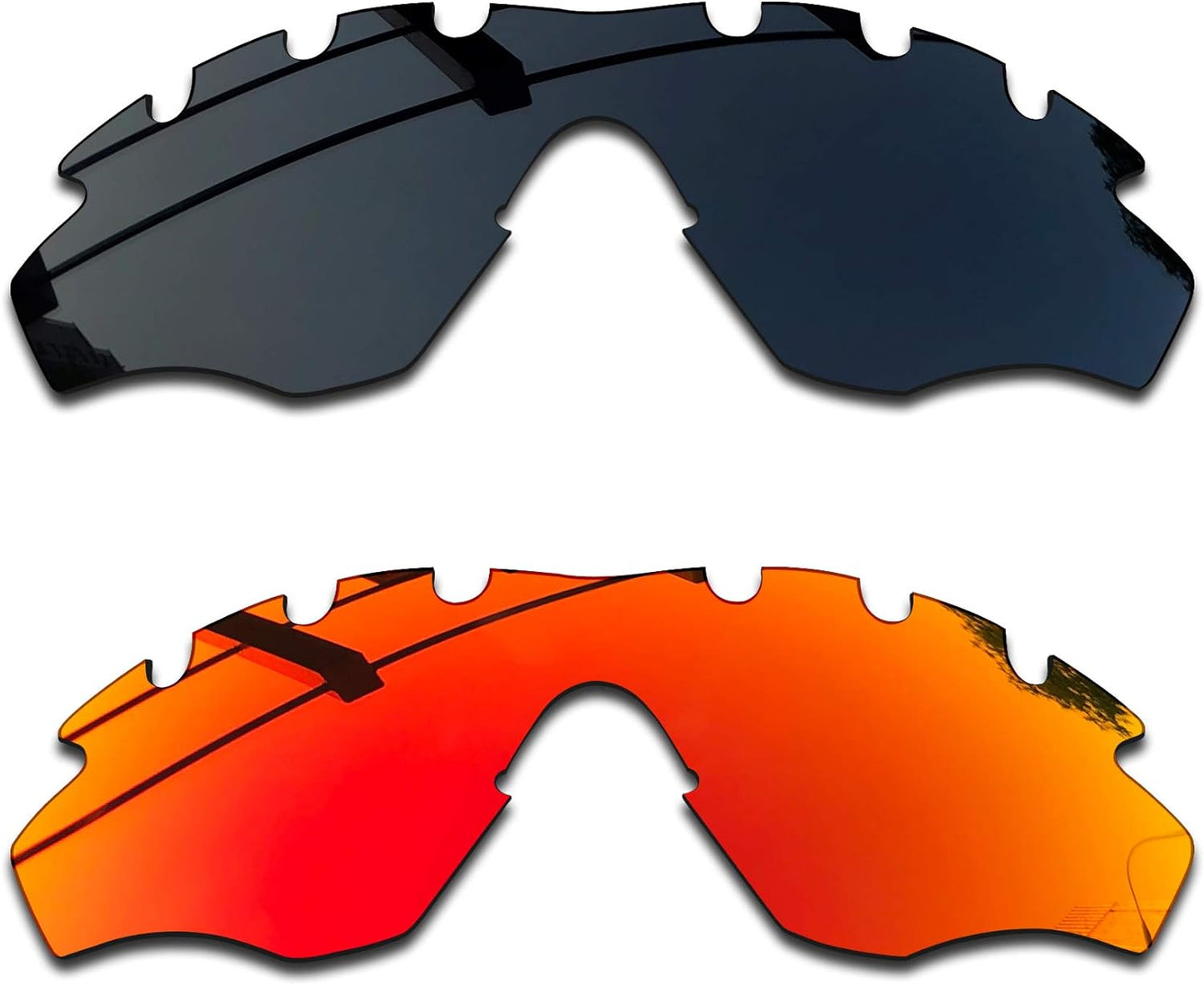 SEEABLE Premium Polarized Mirror Replacement Lenses for Oakley M2 Frame Vented OO9212 sunglasses