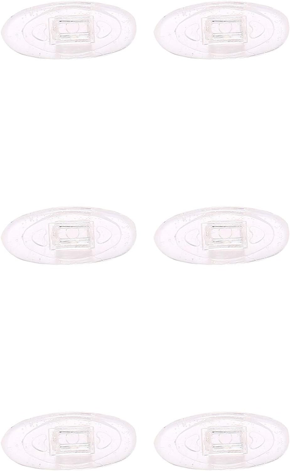 NicelyFit Clear Silicon Rubber Nose Pads for Oakley Glass Frames OX5079 OX5038 OX5066 OX5088 OX3102 OX5040 OX5042 etc.