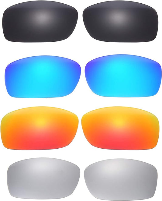 NicelyFit 4 Pairs Polarized Replacement Lenses for Oakley Fives Squared Sunglasses