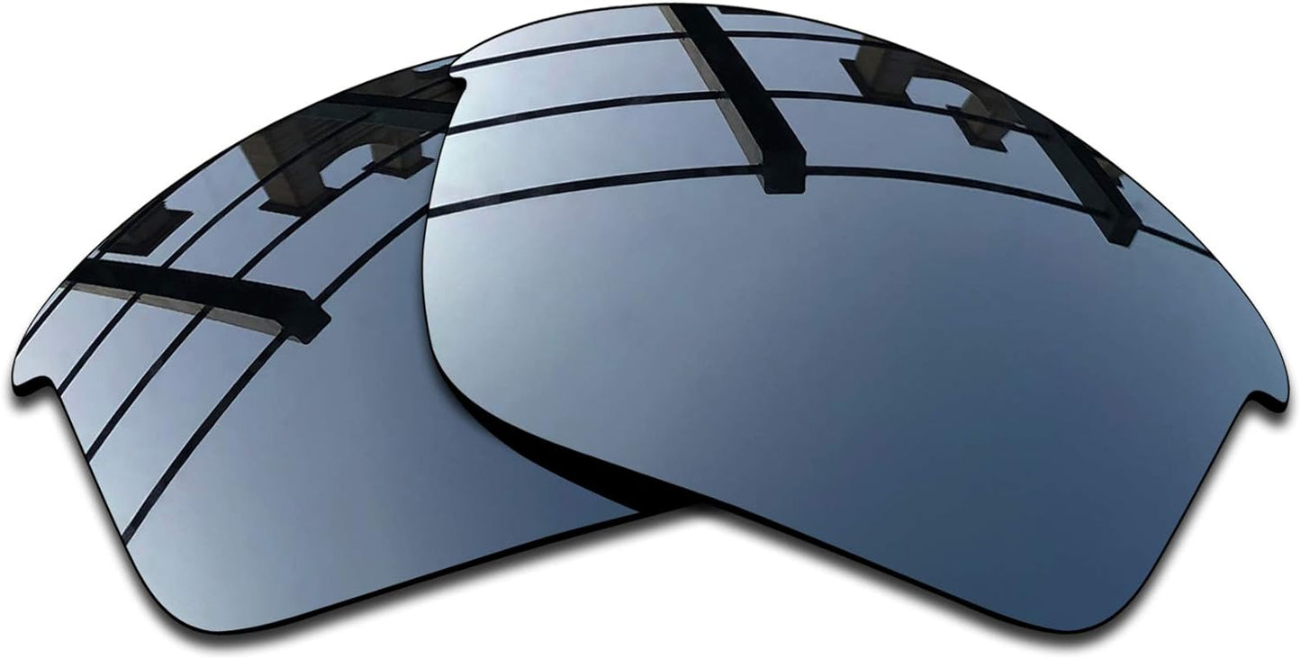 SEEABLE Premium Polarized Mirror Replacement Lenses & Nose Piece for Oakley Flak Jacket Sunglasses