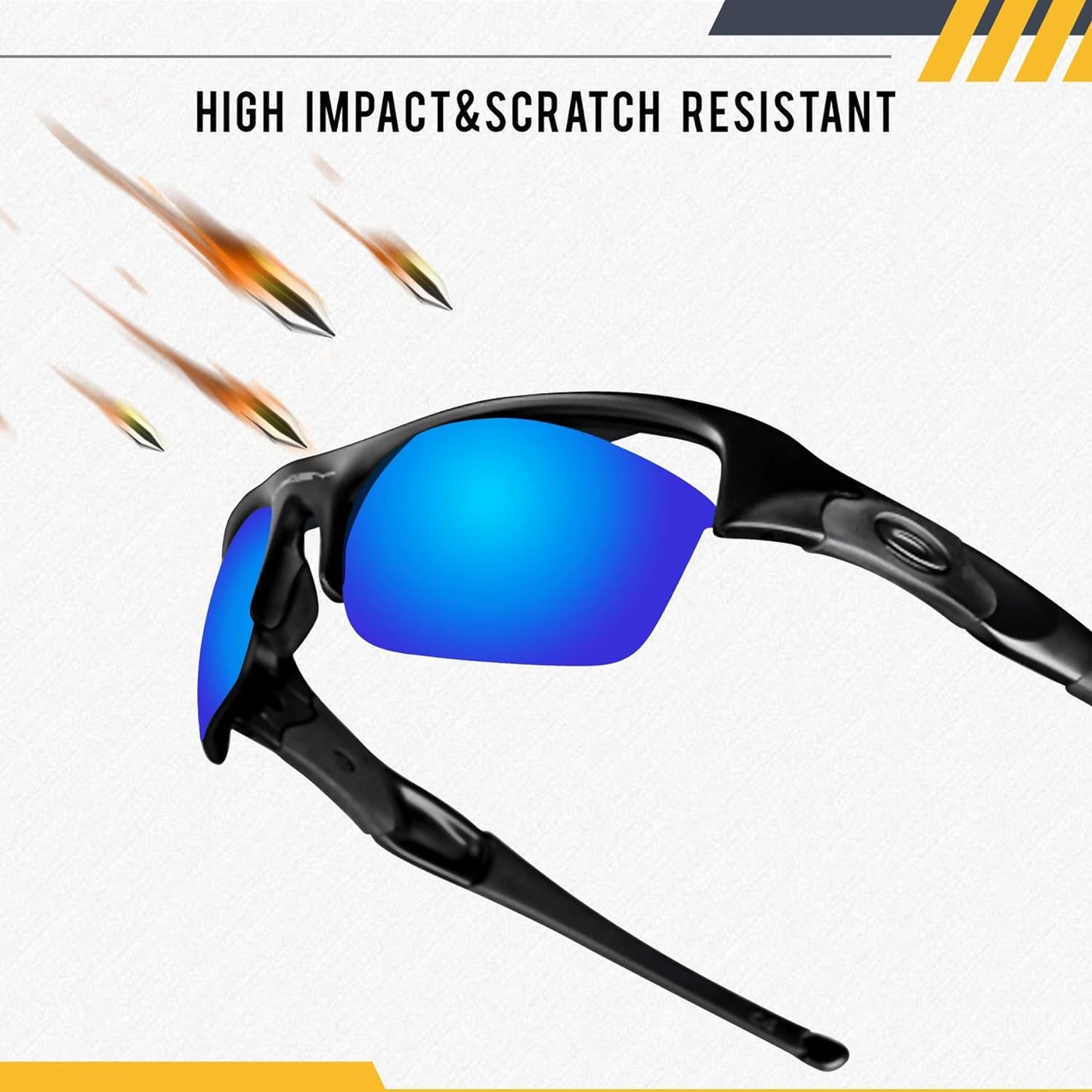 SEEABLE Premium Polarized Mirror Replacement Lenses for Oakley Oil Drum Sunglasses