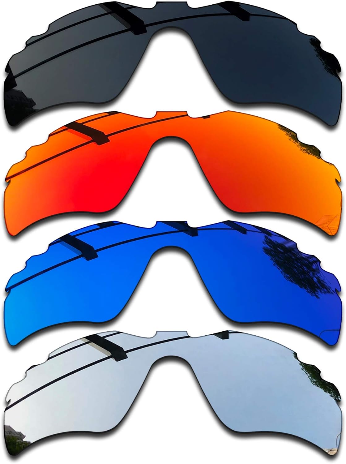 SEEABLE Premium Polarized Mirror Replacement Lenses for Oakley Radar Path Vented Sunglasses