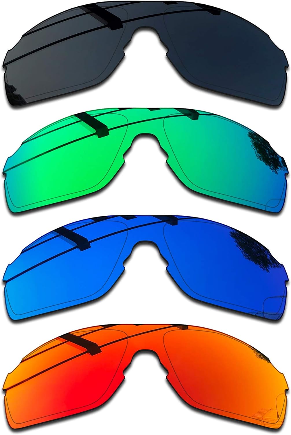 SEEABLE Premium Polarized Mirror Replacement Lenses for Oakley EV Zero Pitch OO9383 Sunglasses