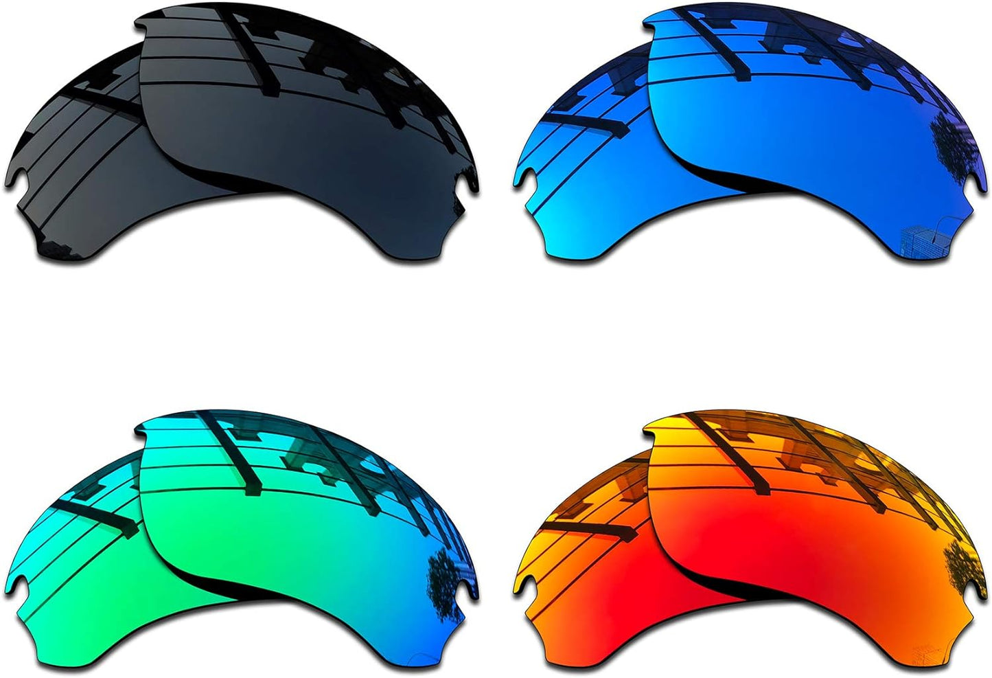 SEEABLE Premium Polarized Replacement Lenses & Nose Piece for Oakley Si Speed Jacket OO9228 Sunglasses