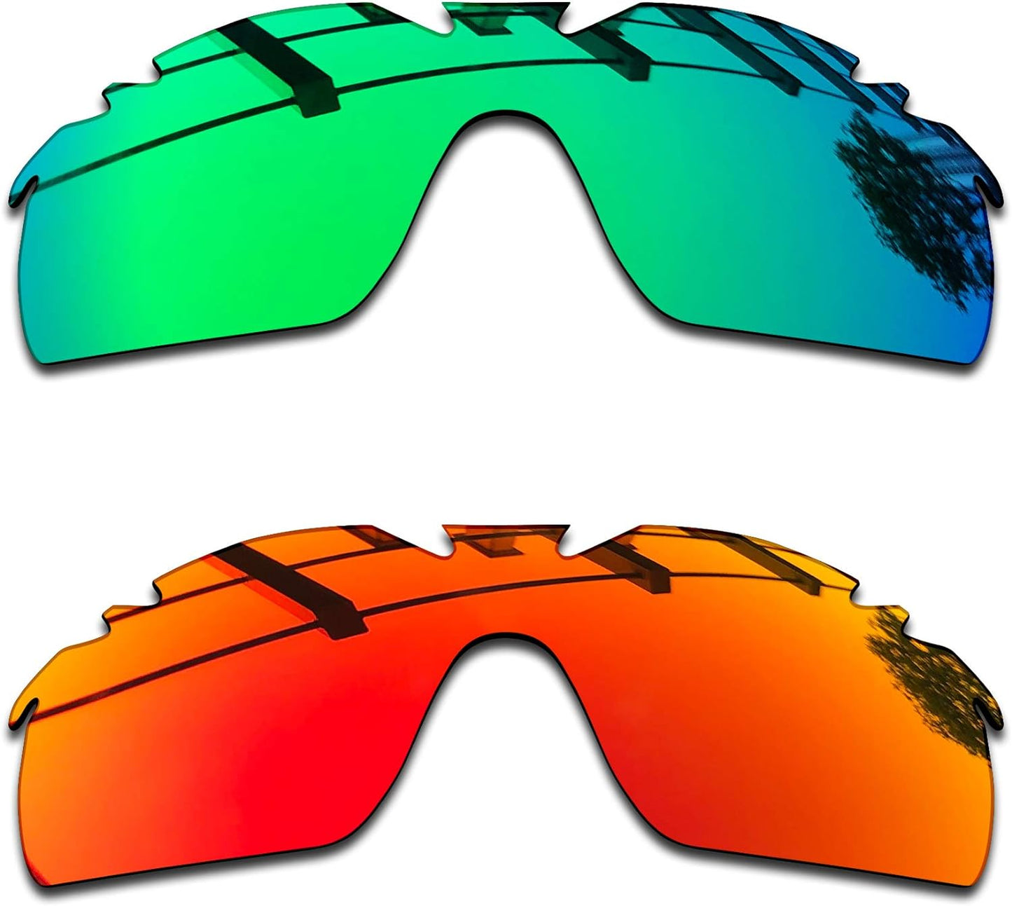 SEEABLE Premium Polarized Mirror Replacement Lenses for Oakley RadarLock XL Vented OO9196/OO9170 Sunglasses