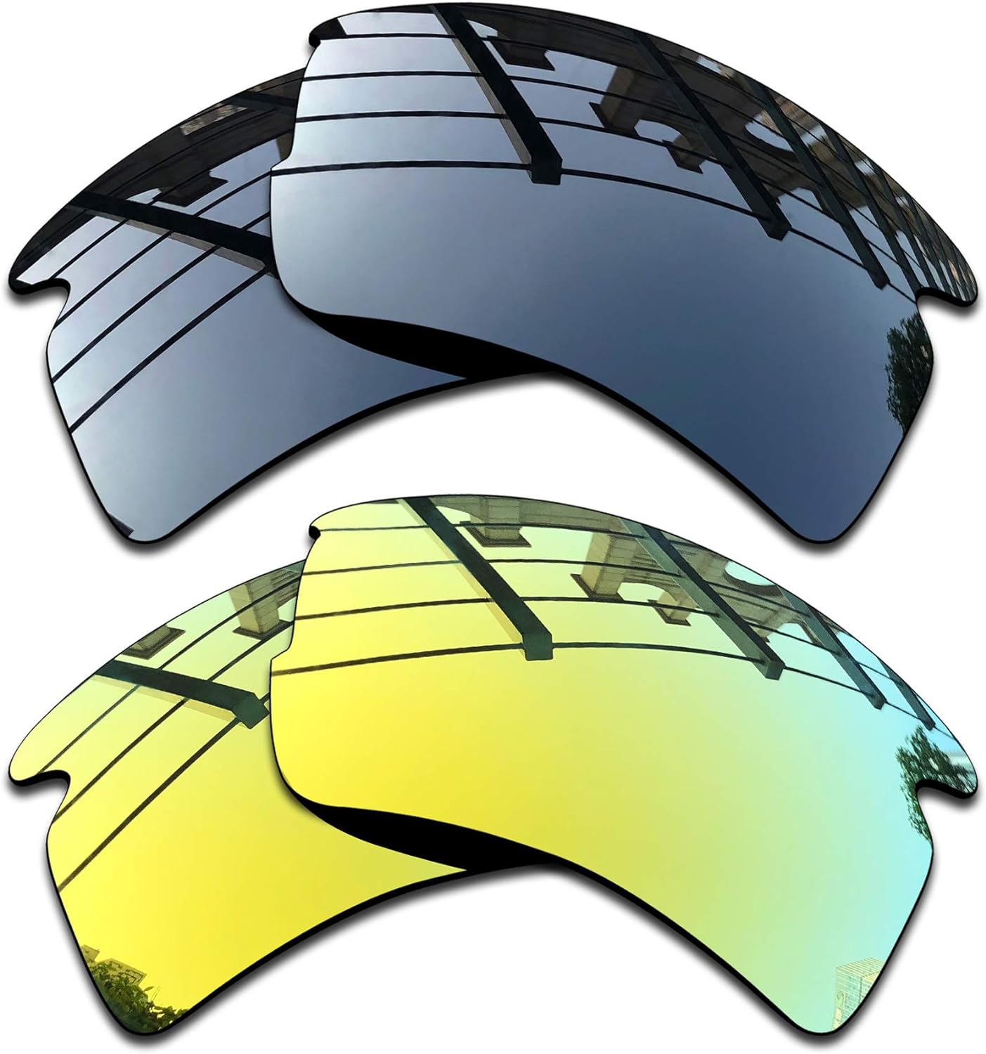 SEEABLE Premium Polarized Mirror Replacement Lenses for Oakley Flak 2.0 XL OO9188 Sunglasses