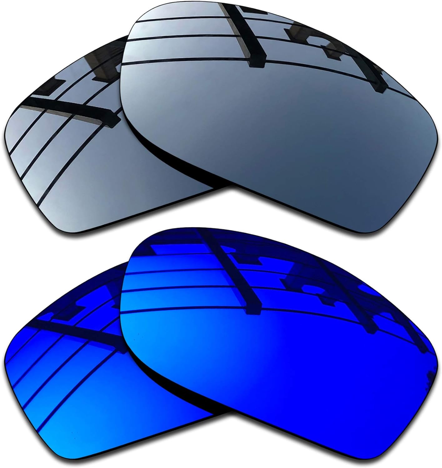 SEEABLE Premium Polarized Mirror Replacement Lenses & Nose Piece for Oakley Fives Squared Sunglasses