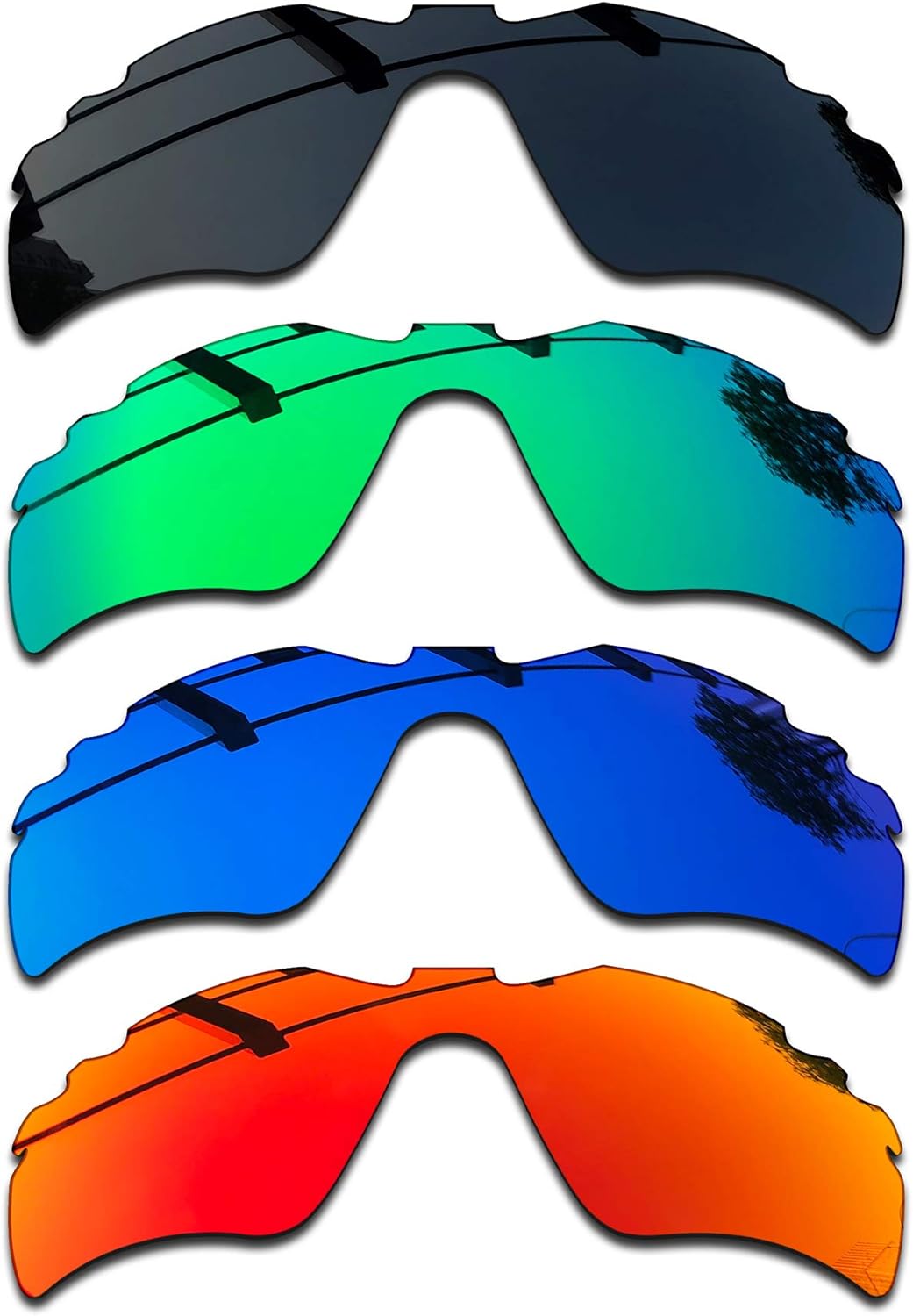 SEEABLE Premium Polarized Mirror Replacement Lenses for Oakley Radar Path Vented Sunglasses