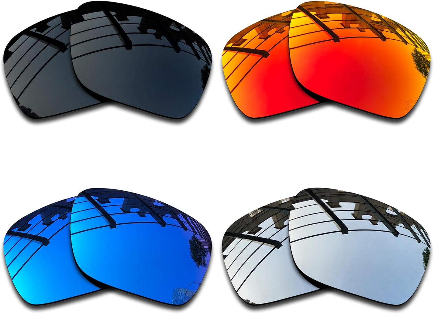 SEEABLE Premium Polarized Mirror Replacement Lenses for Oakley Jupiter Carbon OO9220 Sunglasses