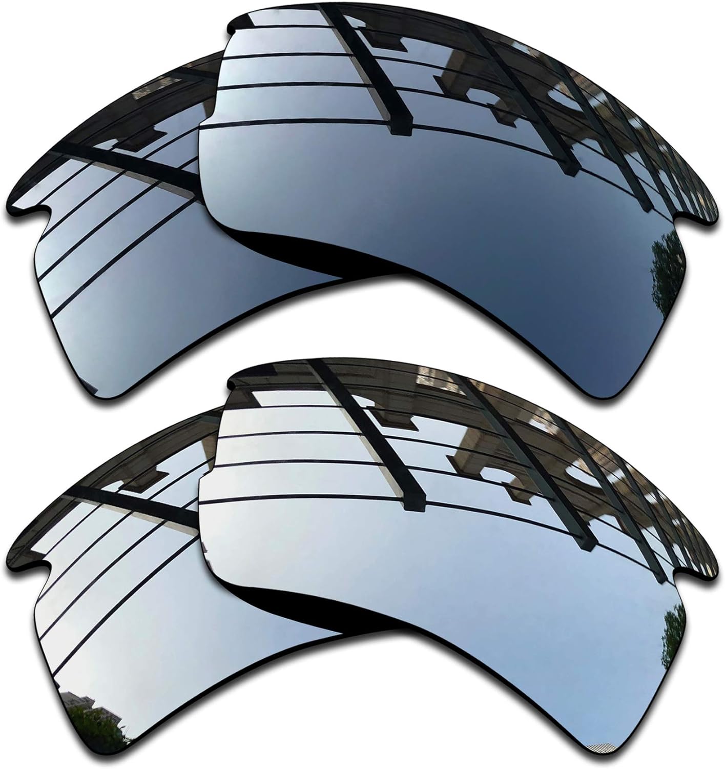 SEEABLE Premium Polarized Mirror Replacement Lenses for Oakley Flak 2.0 XL OO9188 Sunglasses