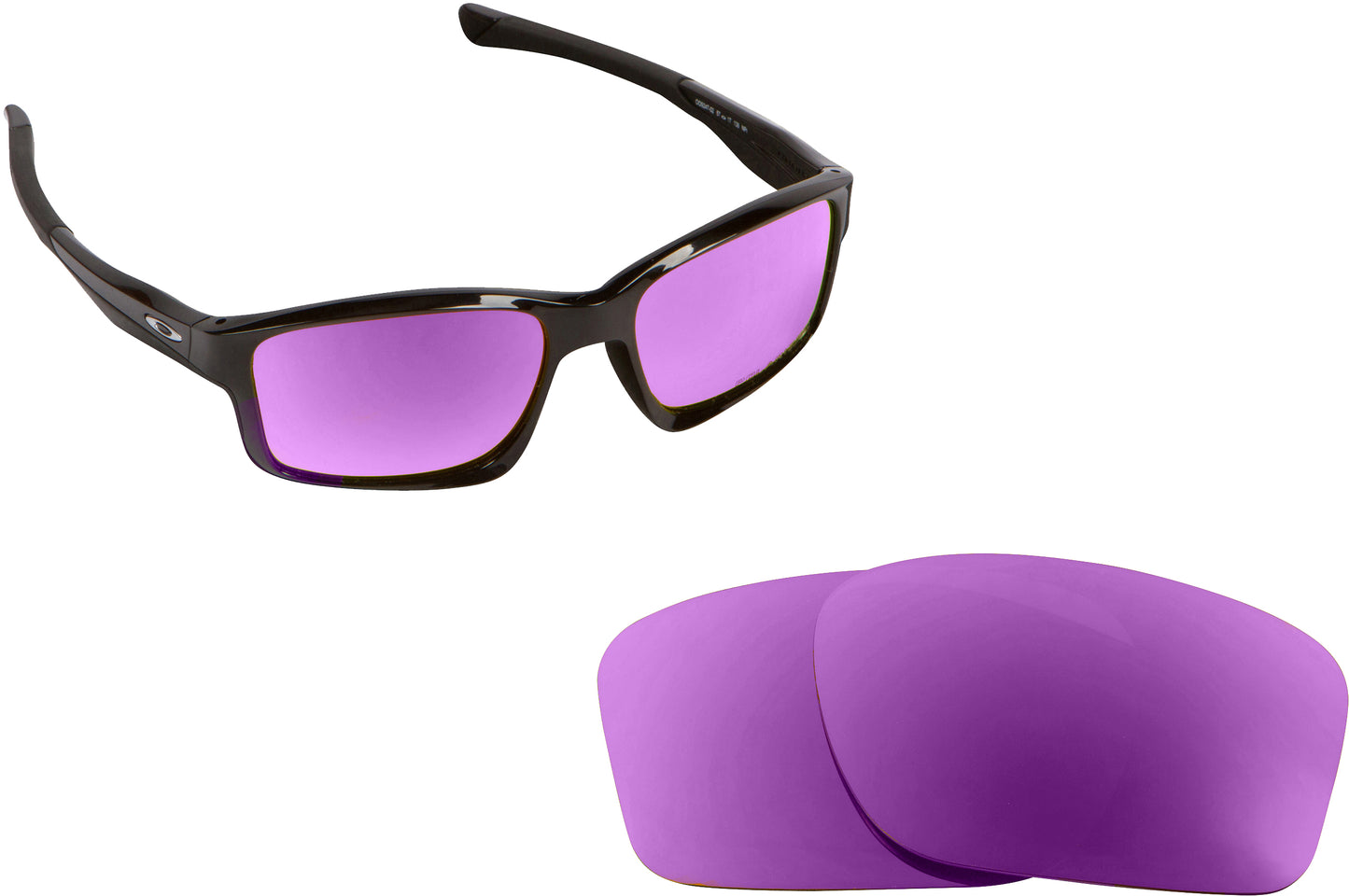 LenSwitch Polarized Replacement Lenses for Oakley Chainlink Sunglasses Purple