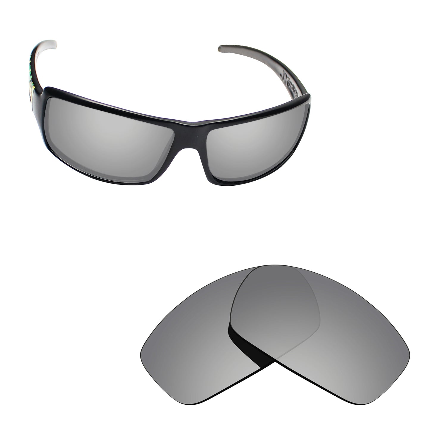 Hawkry Polarized Replacement Lens for - Electric EC-DC XL Sunglass - Options