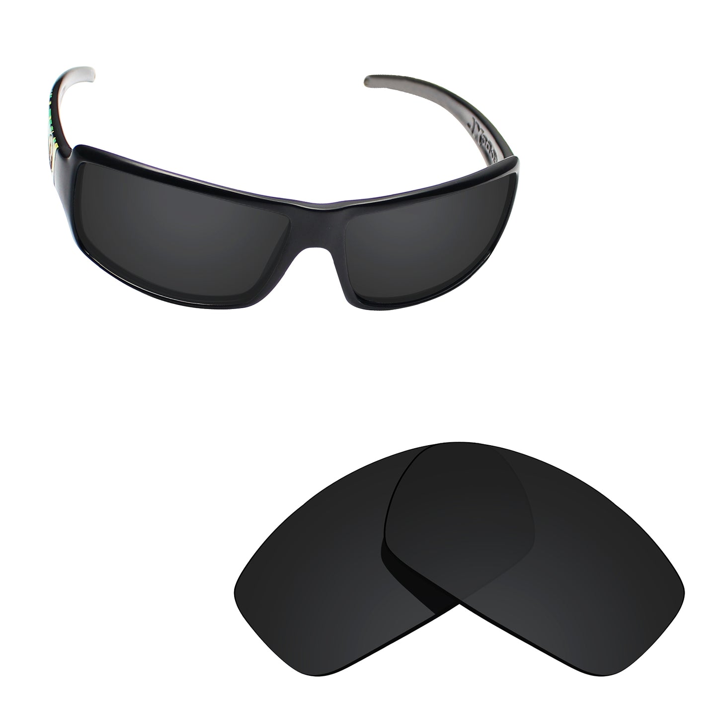 Hawkry Polarized Replacement Lens for - Electric EC-DC XL Sunglass - Options