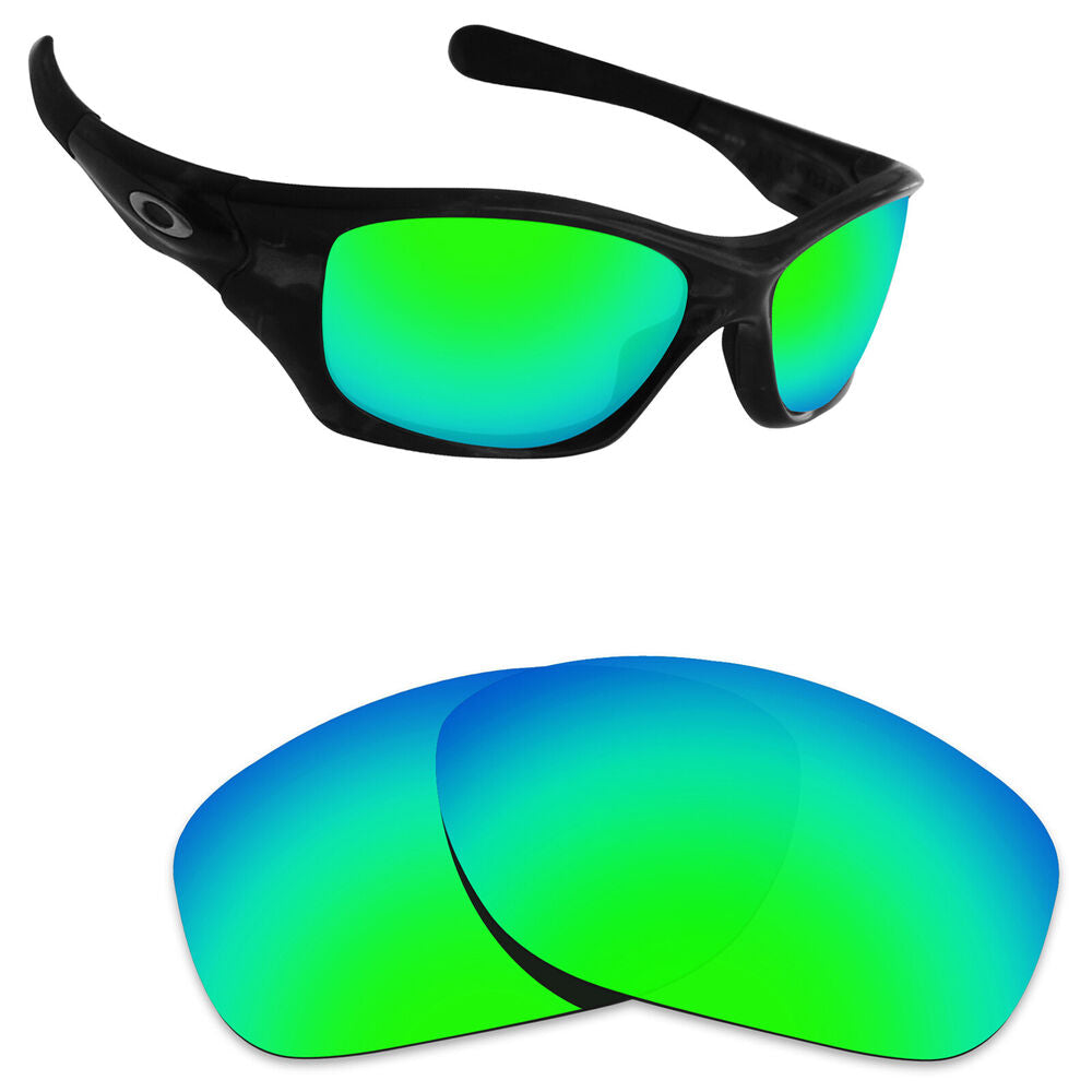 Hawkry Polarized Replacement Lenses for-Oakley Pit Bull Sunglass Emerald Green