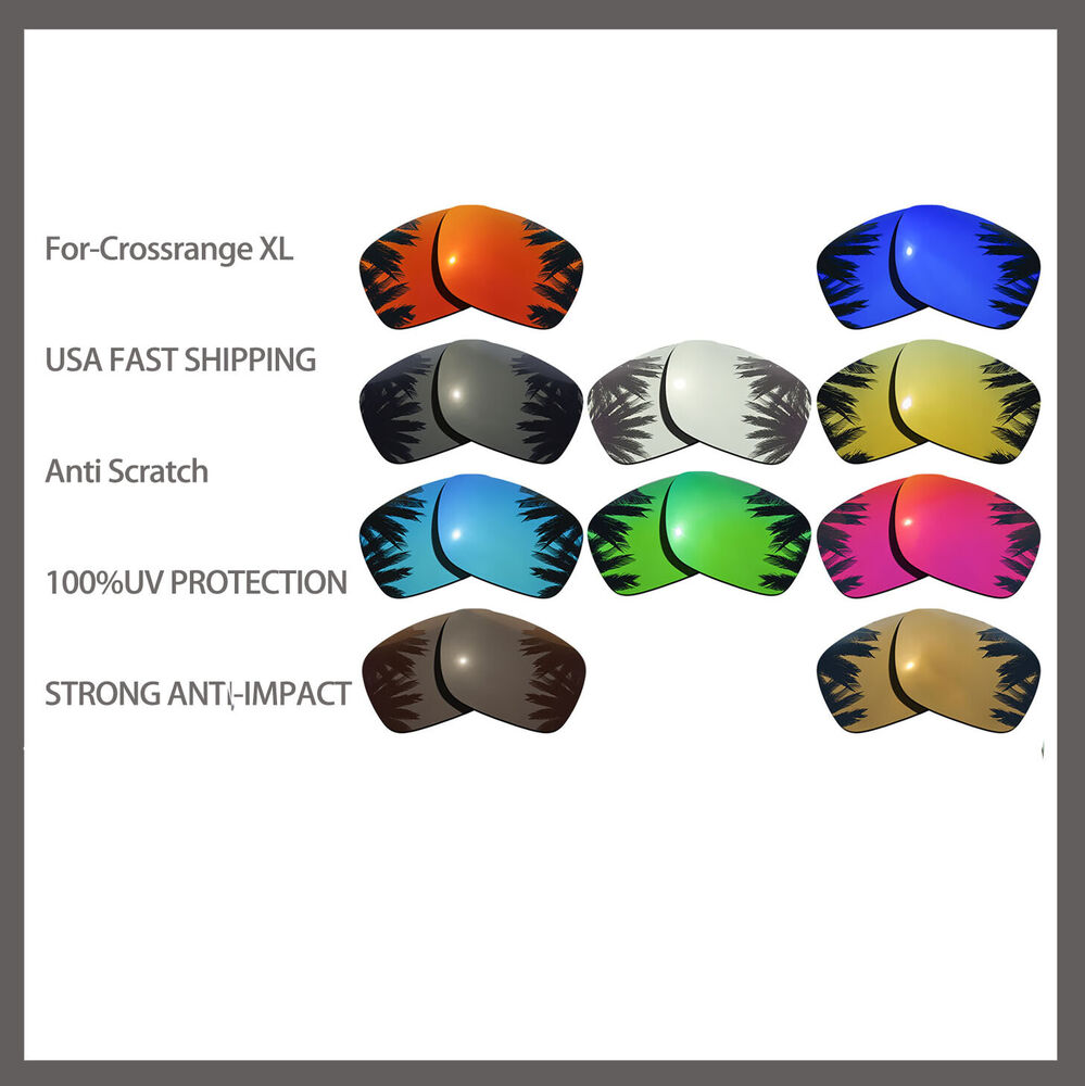 US Replacement Polarized Lenses for-Oakley Crossrange XL OO9360 Anti Scratch