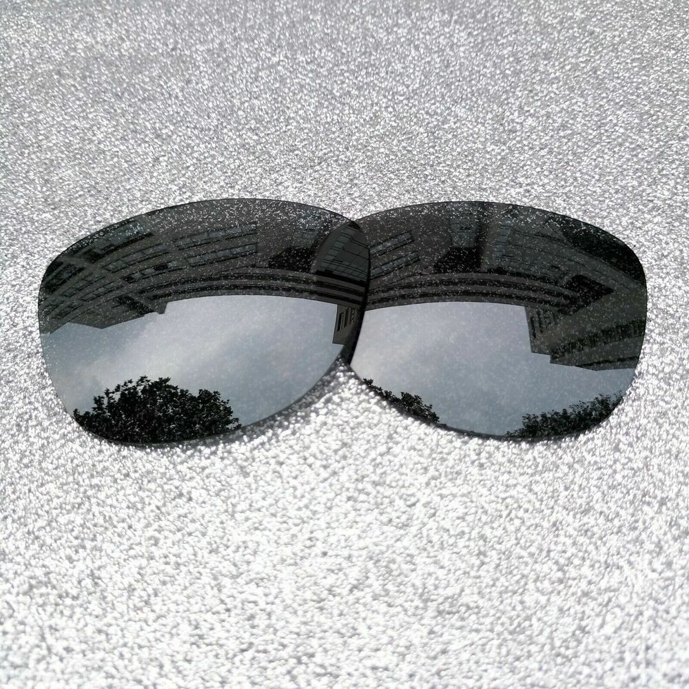 2 Sets of Black Polarized Replacement Lenses For-Oakley Frogskins Frame OO9013