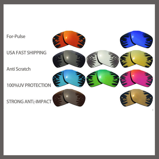 US Replacement Polarized Lenses for-Oakley Pulse OO9198 Sunglasses Anti-scratch