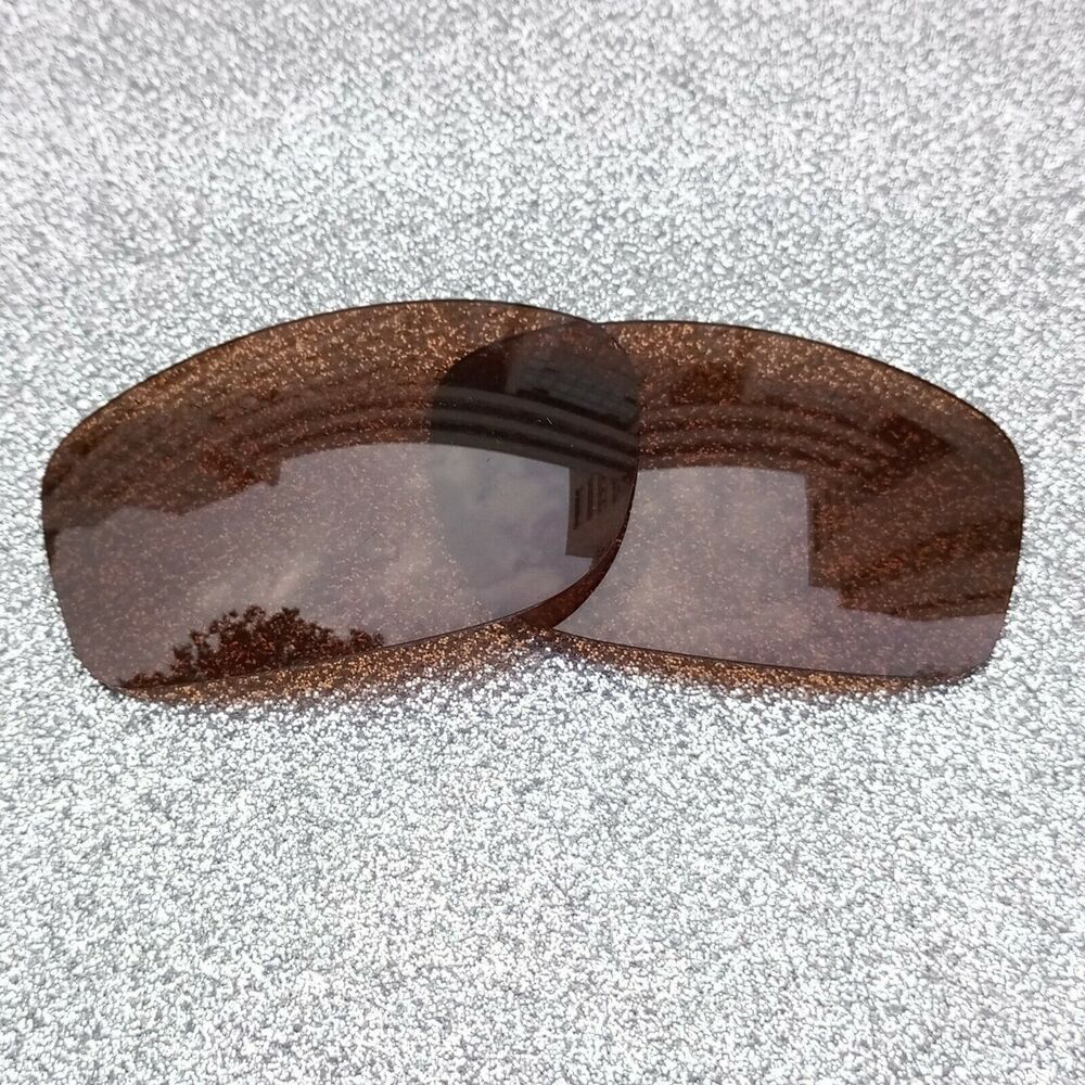 Brown Polarized Replacement Lenses For-Oakley Monster Pup Sunglass