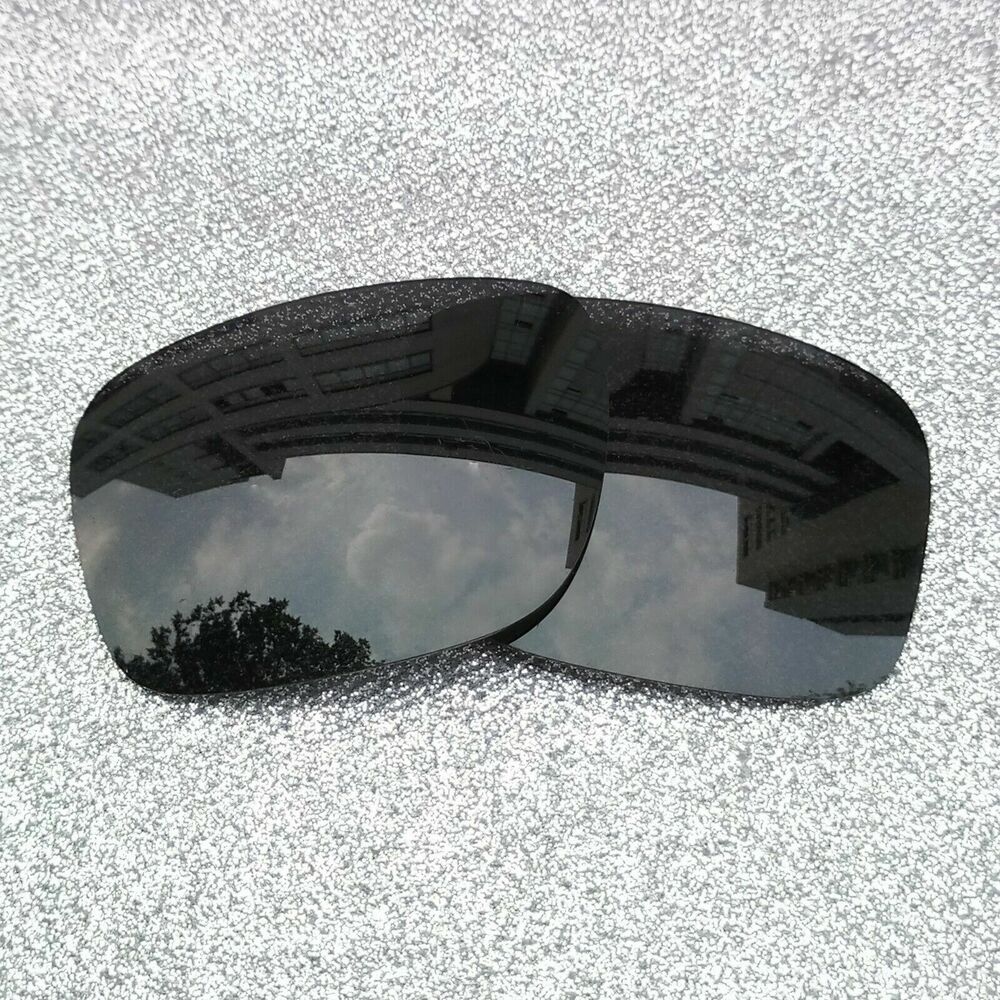 2 Sets of Black Polarized Replacement Lenses For-Oakley Turbine Frame OO9263