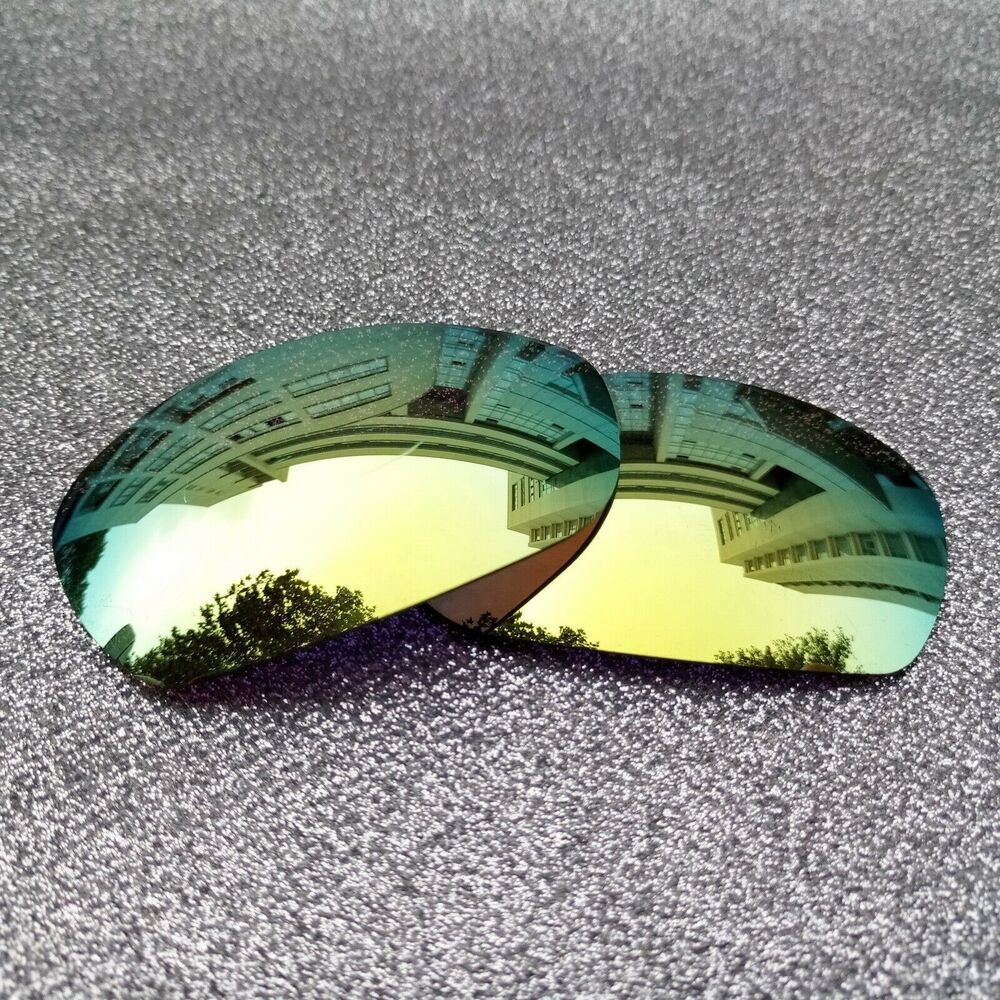 24K Gold Polarized Replacement Lenses For-Oakley Split Jacket Sunglass OO9099