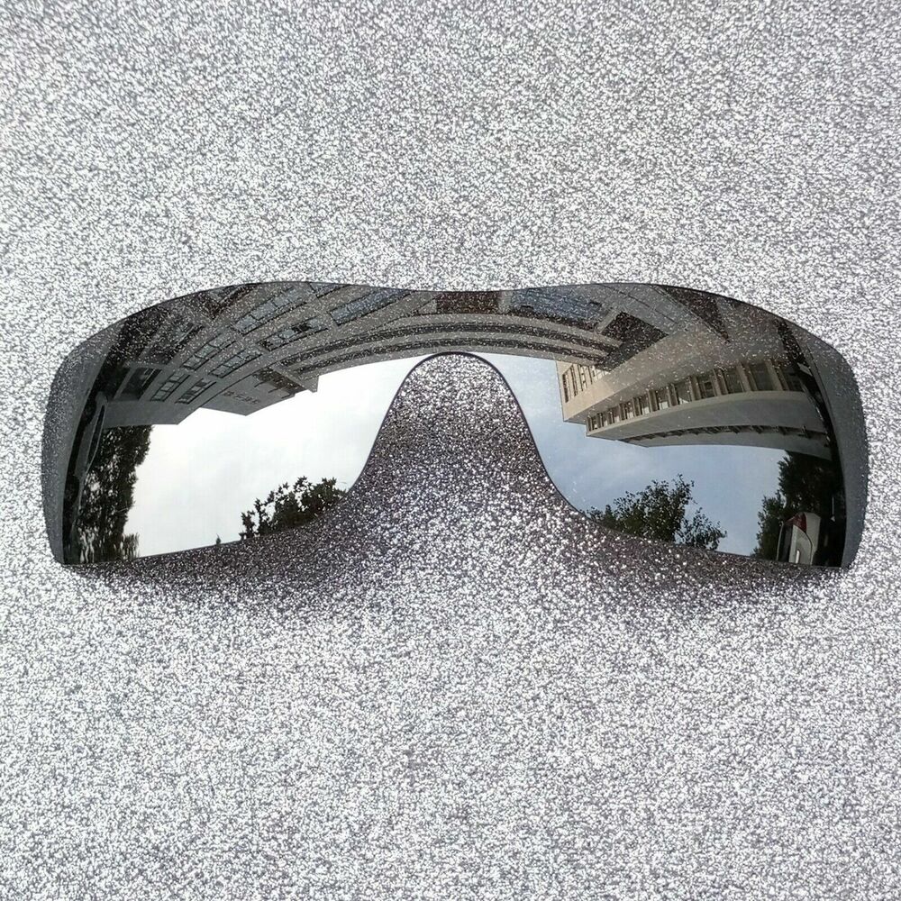 Polarized Replacement Lenses For-Oakley Oil Rig Frame Silver