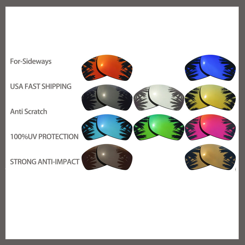 Replacement Polarized Lenses for-Oakley Sideways Anti Scratch