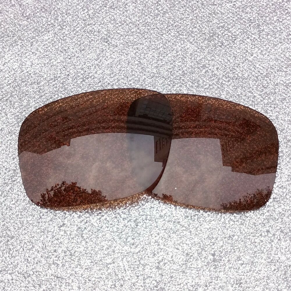 Brown Polarized Replacement Lenses For-Oakley Scalpel Sunglass OO9095