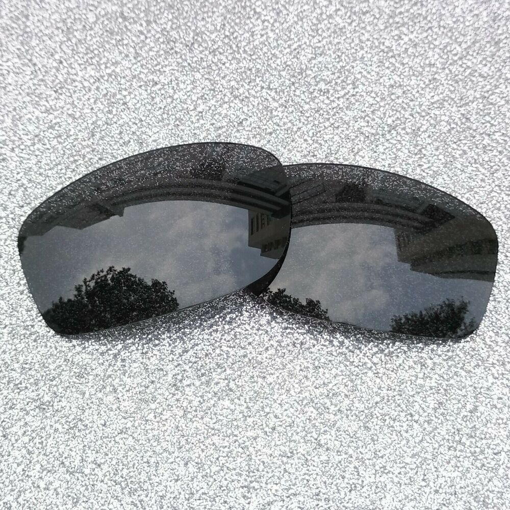 Black Polarized Replacement Lenses For-Oakley Fives Squared Sunglass 2 Pairs